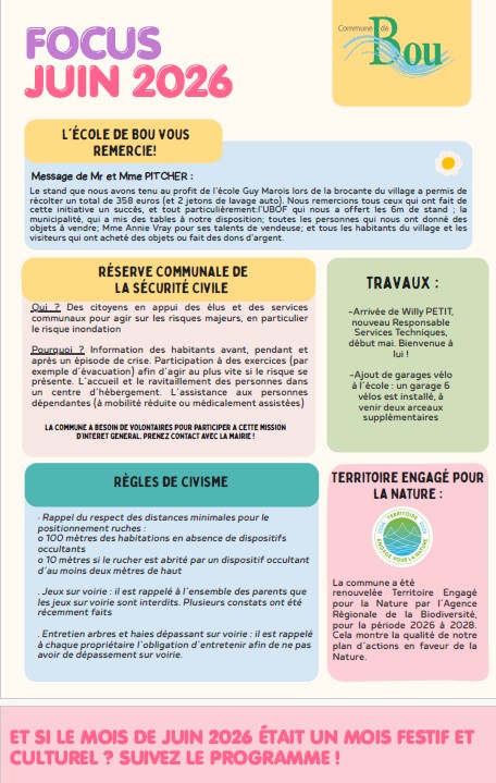 Focus juin 2026