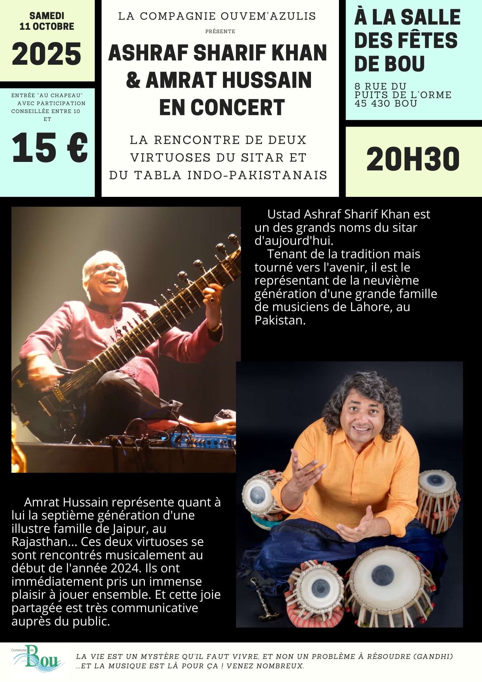 Concert La compagnie OUVEM'AZULIS