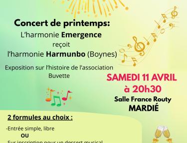 UNION MUSICALE DE MARDIÉ BOU FÊTE SES 150 ANS