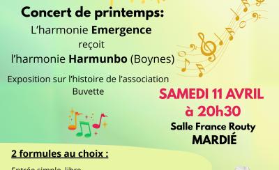 UNION MUSICALE DE MARDIÉ BOU FÊTE SES 150 ANS