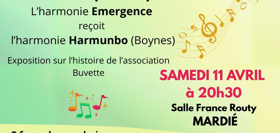 UNION MUSICALE DE MARDIÉ BOU FÊTE SES 150 ANS