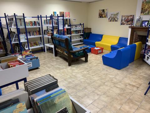 espace intérieur de la bibliothèque François Mitterrand 