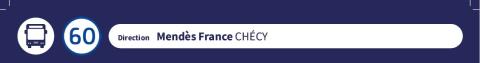 LIGNE 60 - MENDES FRANCE - CHECY
